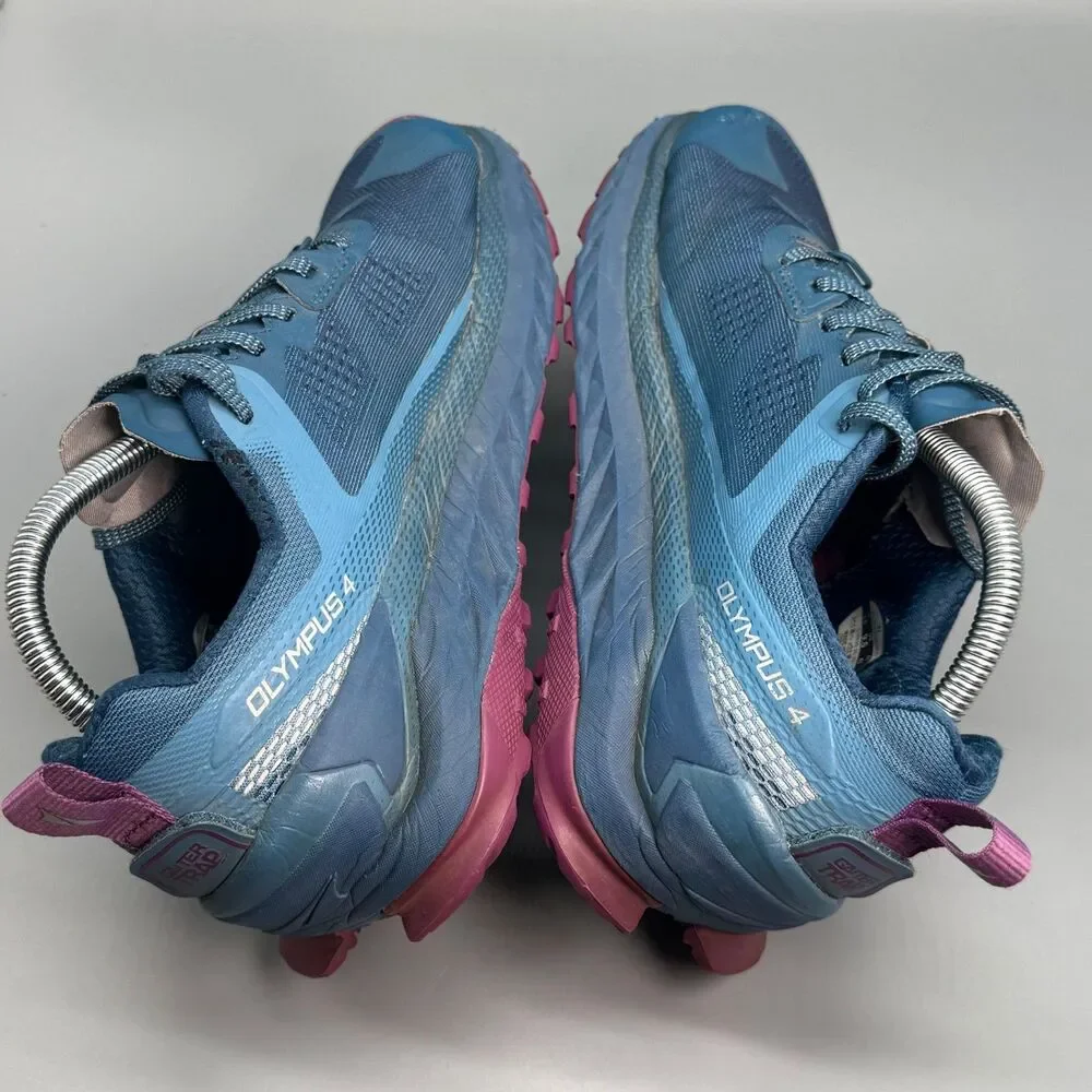 Altra Olympus 4 Women's 9.5 Moroccan Blue Lace-Up Low Top Trail Running Sneakers
